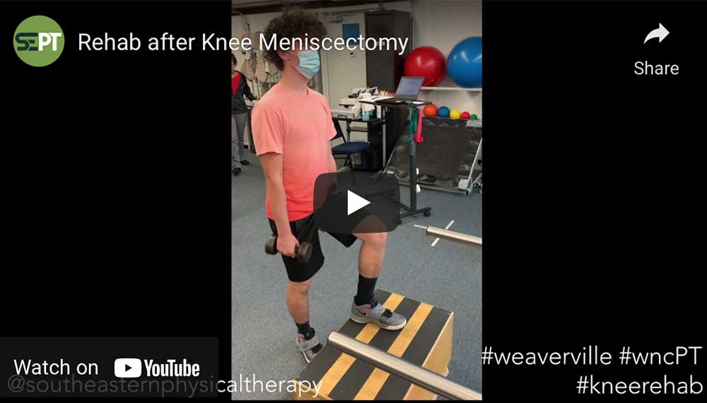 Rehab after Knee Meniscectomy