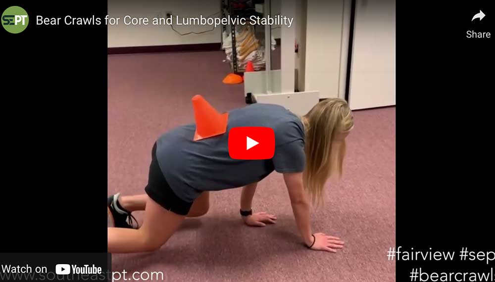 Bear Crawls for Core and Lumbopelvic Stability